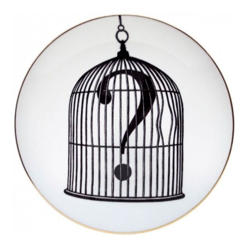 Piatto Decorativo Question Mark 16cm Piatto Decorativo Question Mark 16cm