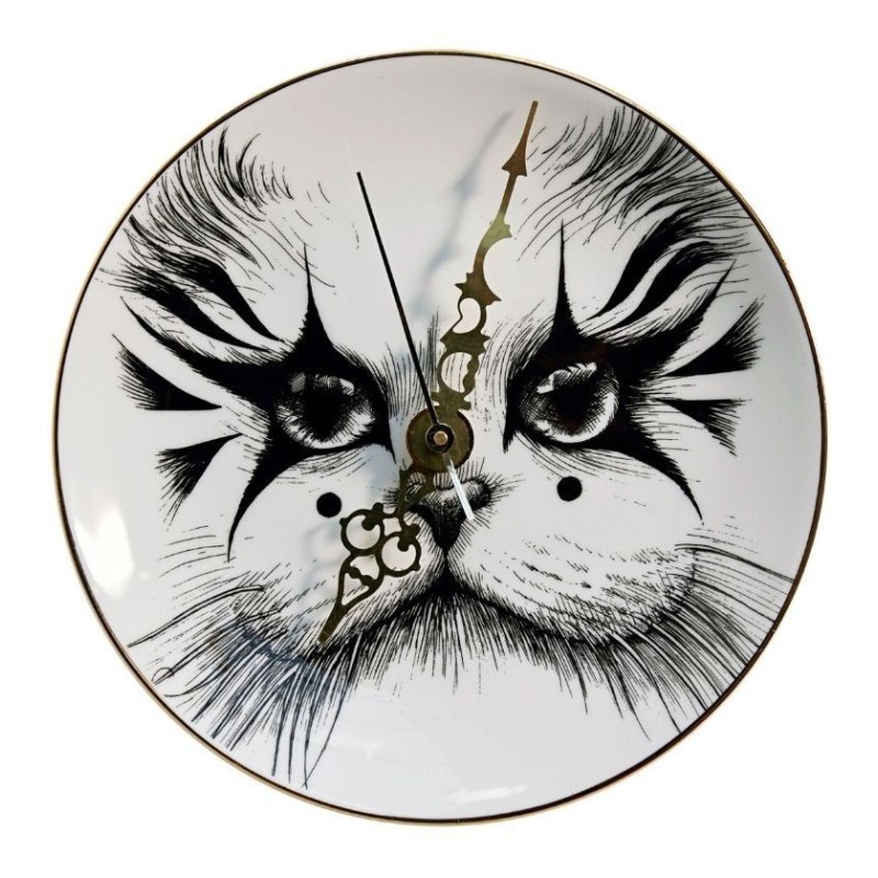 Orologio Decorativo Circus Cat 27cm