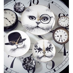Orologio Decorativo Circus Cat 27cm Rory Dobner - GrelaParfum 3