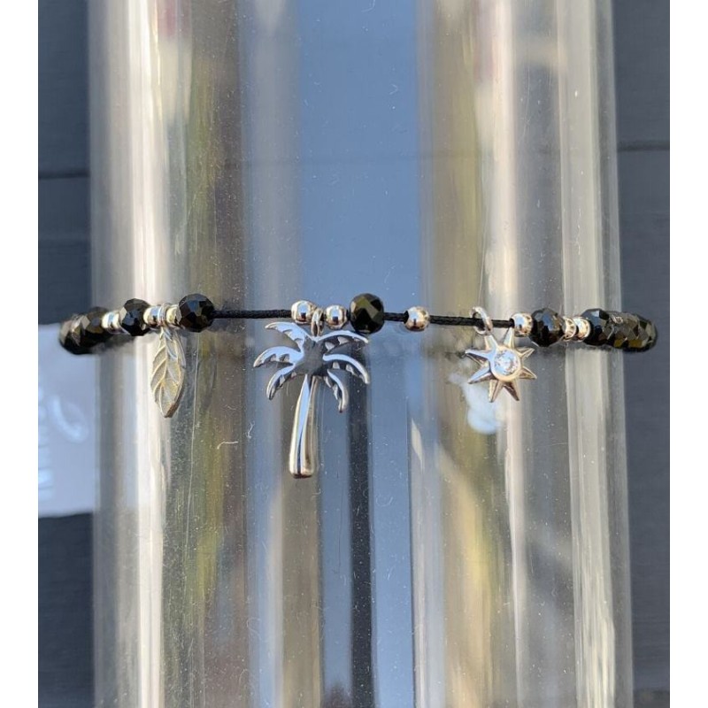 Bracciale Pallini Neri con Charme Palma Kurshuni - GrelaParfum 1