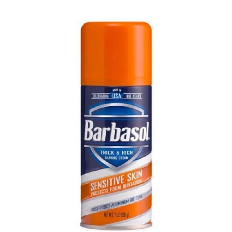 Schiuma da barba Barbasol Sensitive Skin 198g Original Toiletries - GrelaParfum 1