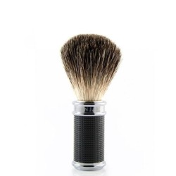 Pennello da Barba Manico Nero - Edwin Jagger Original Toiletries - GrelaParfum 1