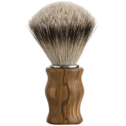 Pennello da Barba in Tasso e Manico In Ulivo