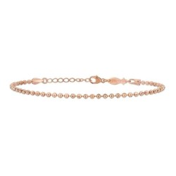 Bracciale Catenella a Pallini Oro Rosa
