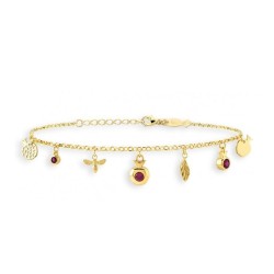 Bracciale Catenella Oro con Charme Melograno