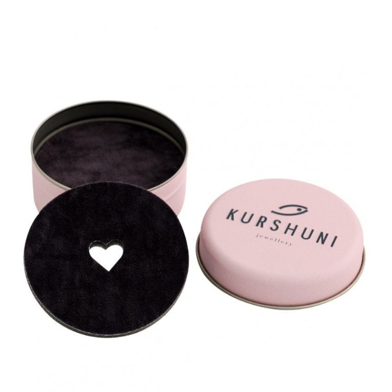 Astuccio Kurshuni per Bracciale Filo sottile Rosa con Lucchetto