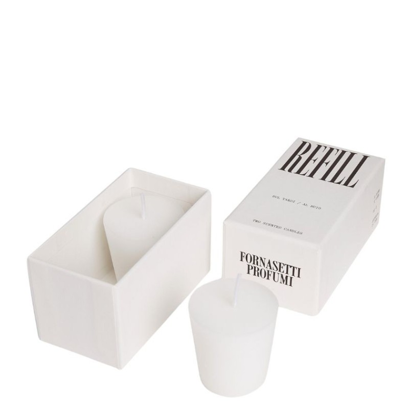 Set di due Refill Candela profumata AL BUIO e SUL TARDI