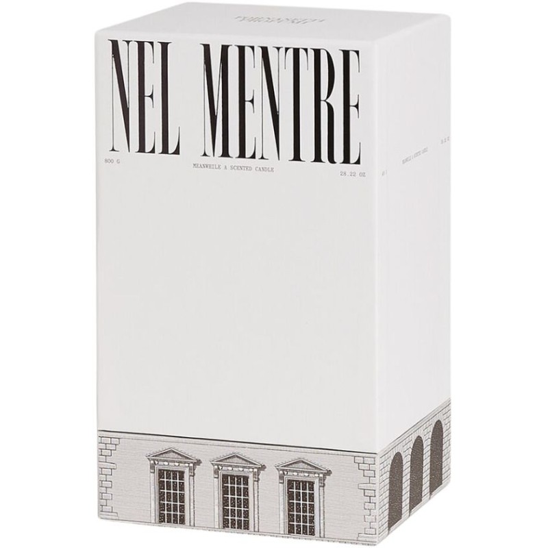 NEL MENTRE Candela Profumata Alta - Decoro Architettura 800gr NEL MENTRE Candela Profumata Alta - Decoro Architettura 800gr
