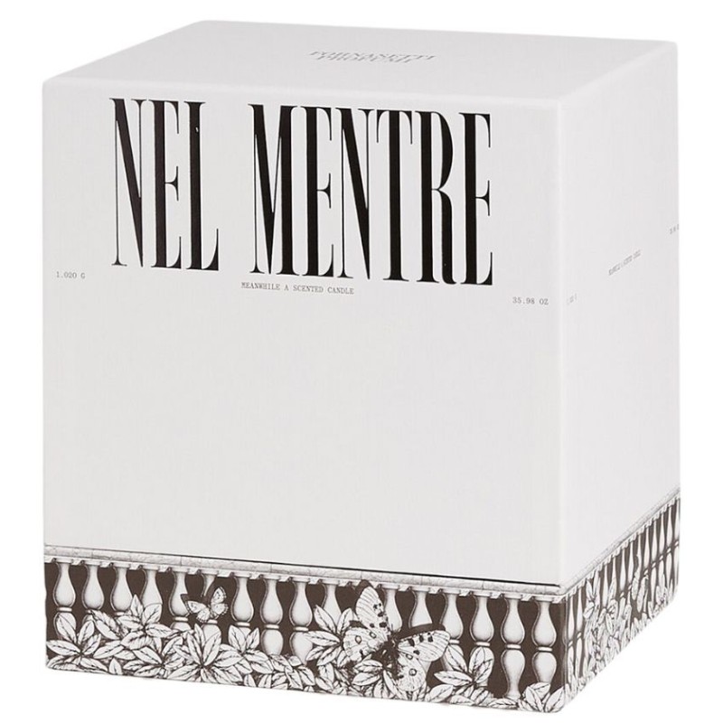 NEL MENTRE Candela Grande - Farfalle e Balaustra 1020gr NEL MENTRE Candela Grande - Farfalle e Balaustra 1020gr