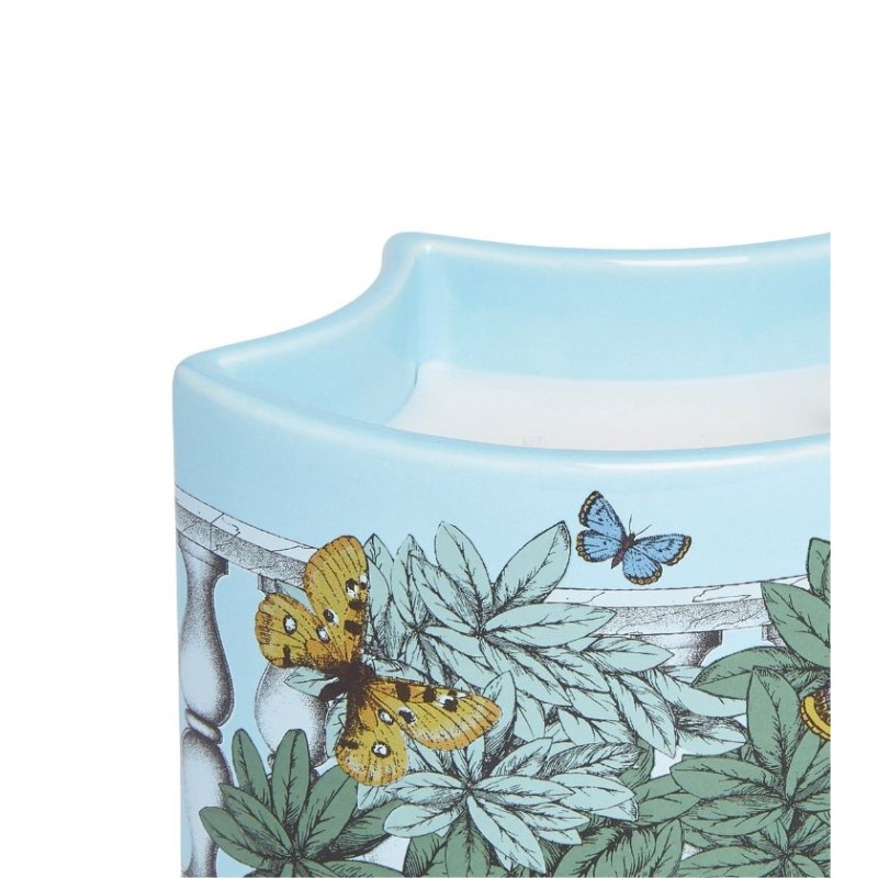 NEL MENTRE Candela Vaso 530gr - Farfalle e Balaustra NEL MENTRE Candela Vaso 530gr - Farfalle e Balaustra