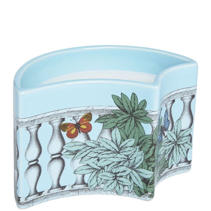 NEL MENTRE Candela Vaso 530gr - Farfalle e Balaustra