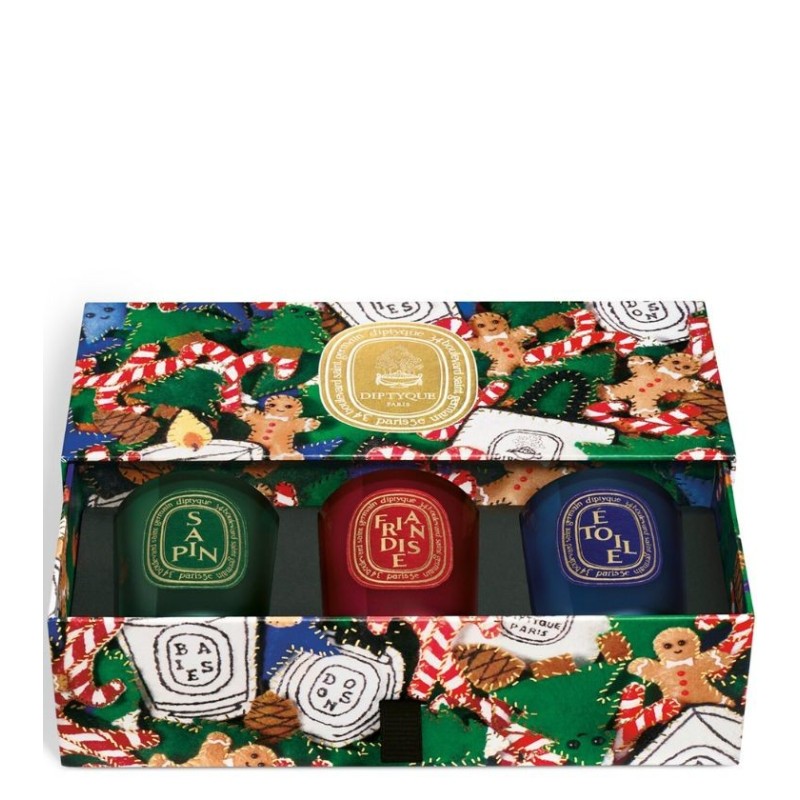 Cofanetto Mini Candele Christmas 2024 3x 70gr Cofanetto Mini Candele Christmas 2024 3x 70gr
