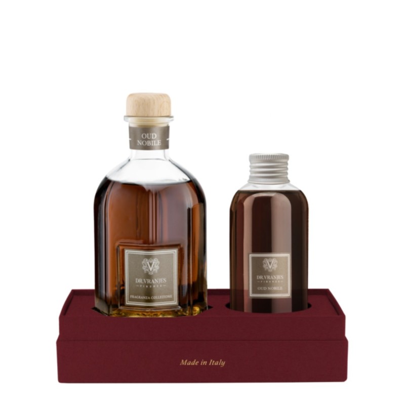 Oud Nobile Gift Box Diffusore Ambiente 250ml + Refill 150ml Dr Vranjes