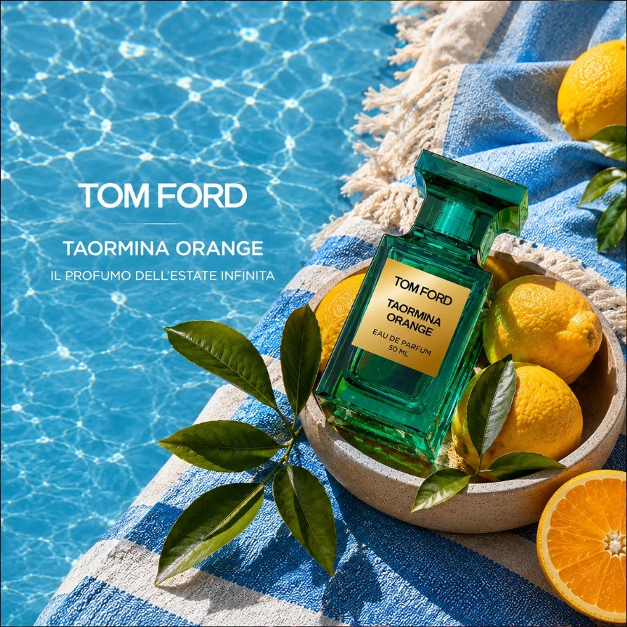 Taormina Orange di Tom Ford è il lusso mediterraneo che profuma di libertà!!